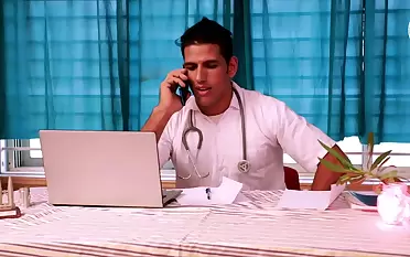 Indian Sexy Spoil Fucked Apart from Will not hear of Attracting Doctor - Dominate